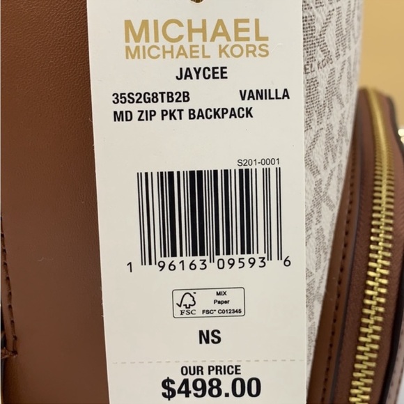 MICHAEL KORS JAYCEE MEDIUM
BACKPACK VANILLA - Picture 14 of 14